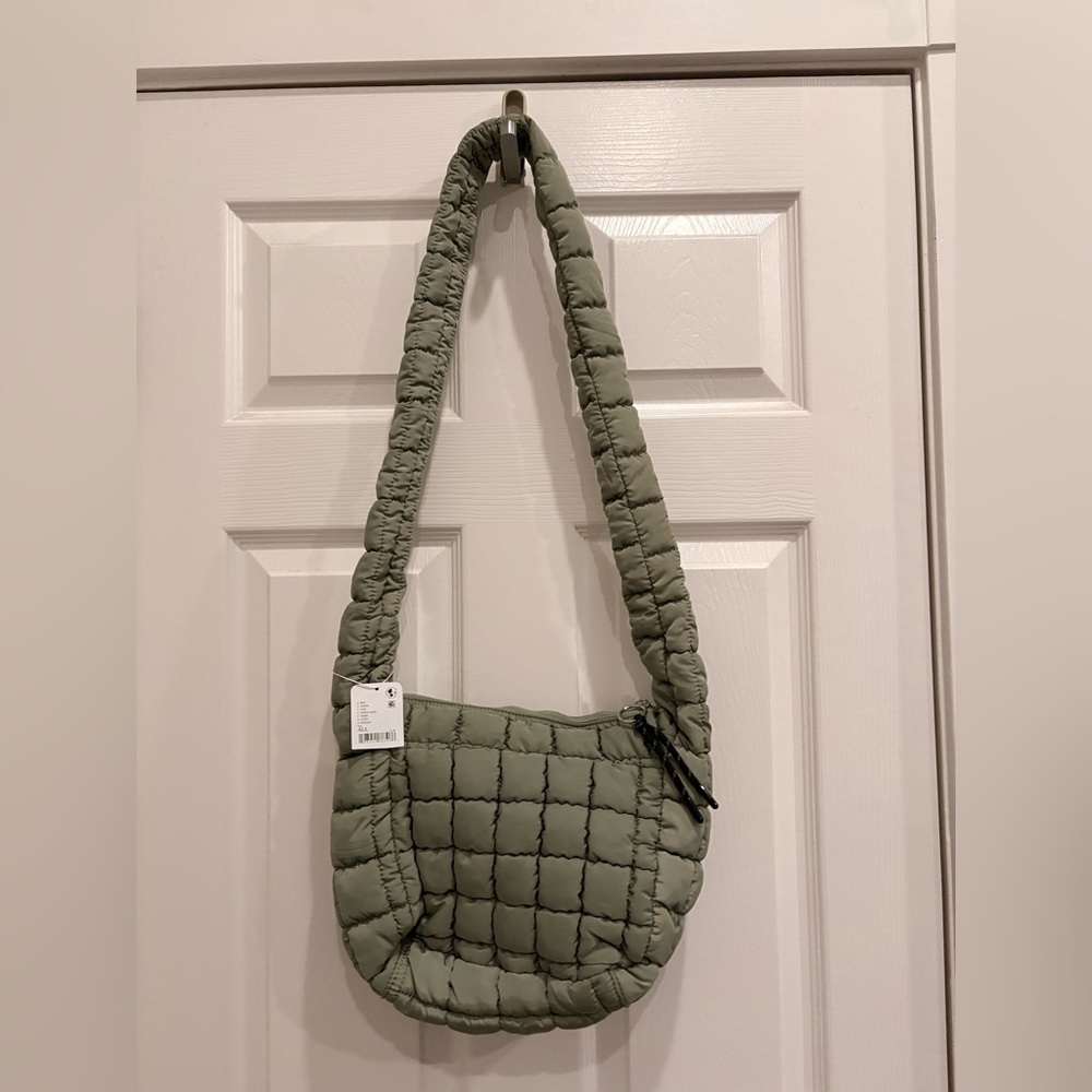 Free People Baby Carryall Bag in Stone Sage - Picture 3 of 4